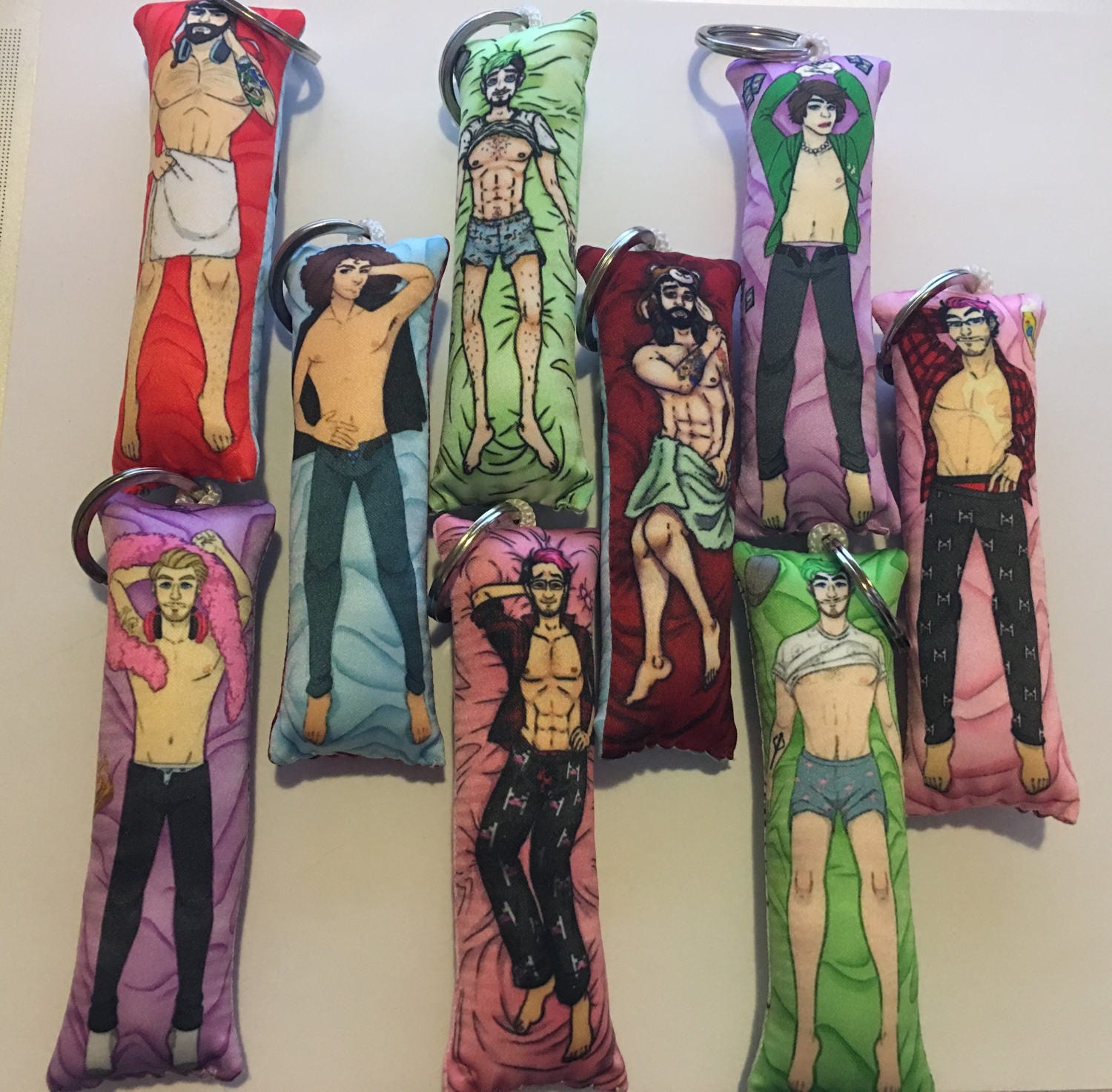 Markiplier Body Pillow KeyChain