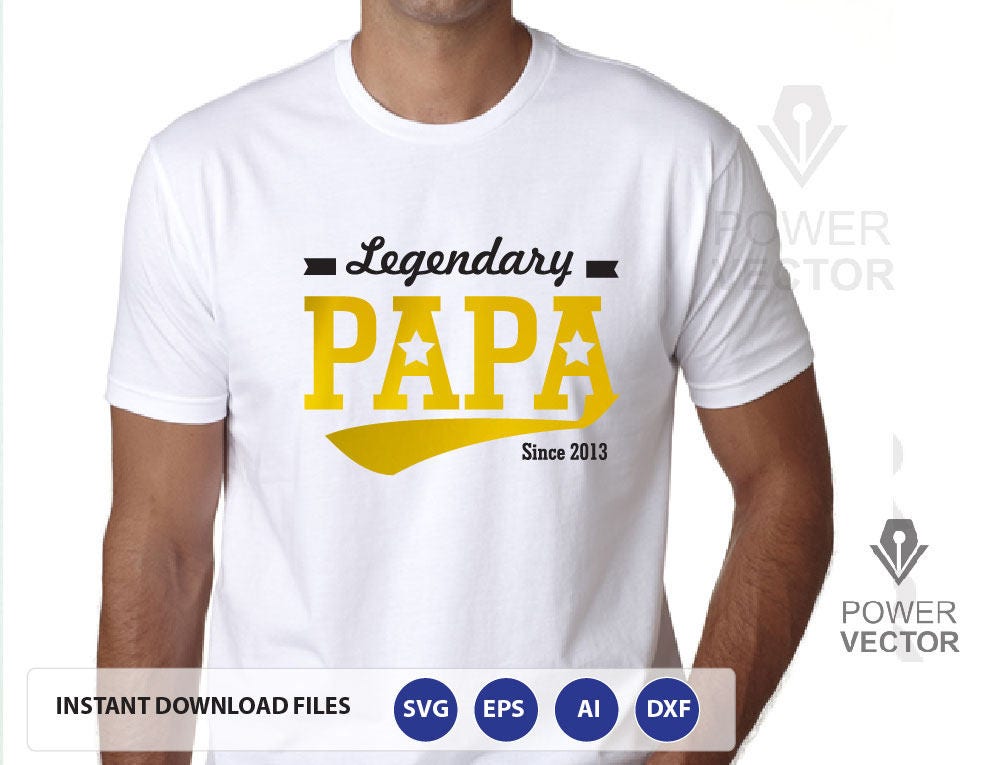 Download Father's Day DIY Shirt Cut File, Papa T shirt Cut File ...