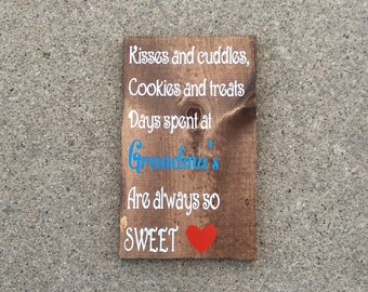 home decor sign for grandma, kitchen decor sign, gift for grandma or mom, home decor, kitchen decor, birthday for her