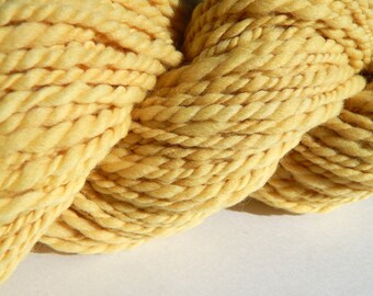 Weld-Plant Dyed Handspun Yarn