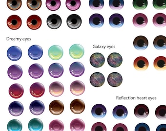 Blythe Printable Eye Chips Sheet 1 Updated