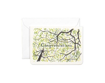 Congratulations Gleditsia Mini Card