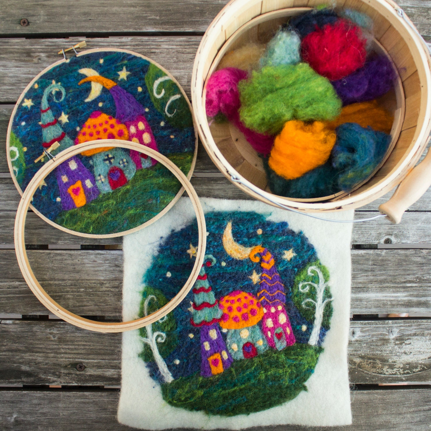 Needle Felting VIDEO Tutorial with Kit Included Whimsy