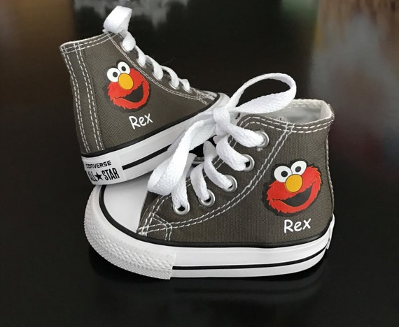 Elmo Shoes Custom Kid Converse Shoes Custom Personalized