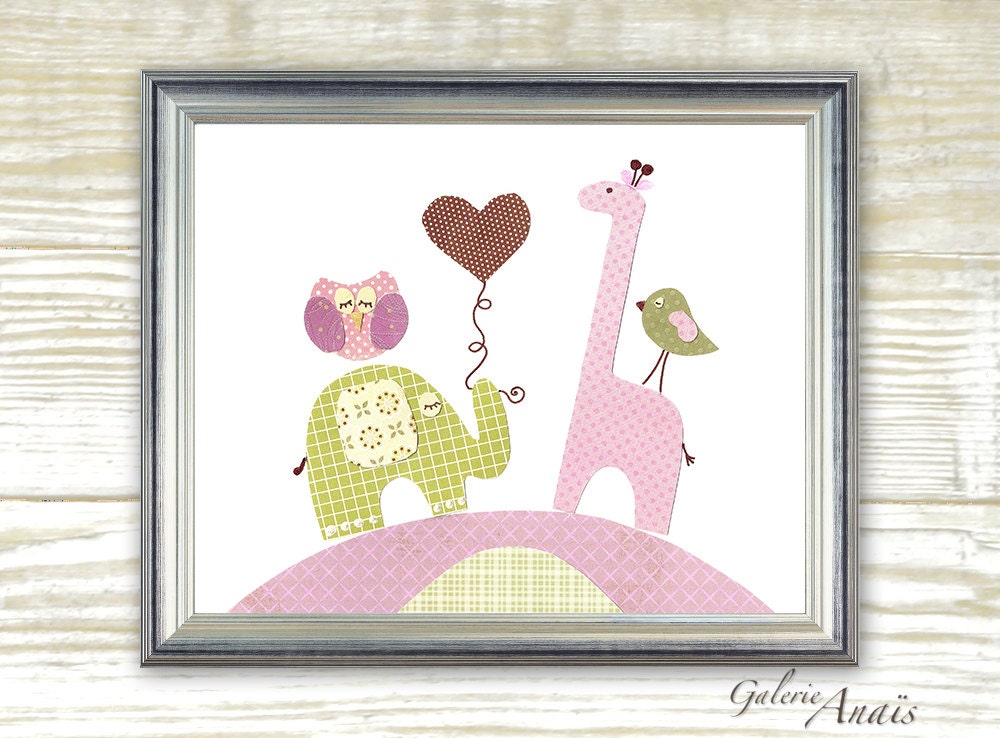 Nursery art prints baby nursery decor nursery wall art