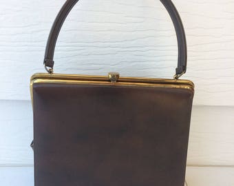 1960's Brown Handbag/Purse