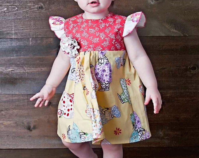Baby Girl Dress - Baby Outfit - Newborn Gift - 1st Birthday - baby shower - Reborn Doll - toddler dress - newborn to 24 months