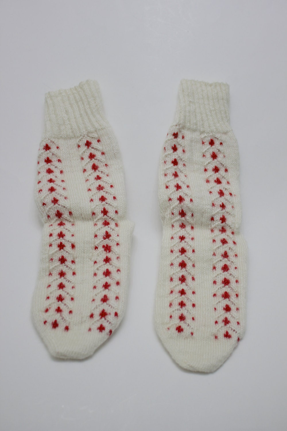 Hand knit Organic wool Socks Wool knit socks 100 Organic by ufer