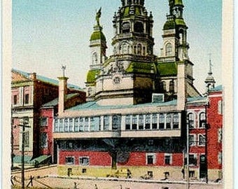 Vintage Canada Postcard - The Notre-Dame-de-Bon-Secours Chapel, Montreal (Unused)