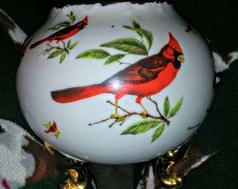 Vintage Cardinal Footed Bowl