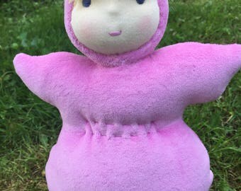 Squeezy Baby Bunting Doll 10 inch Waldorf Doll
