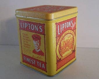 Lipton tea tin | Etsy