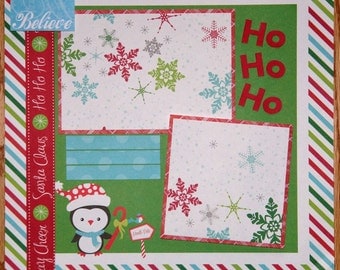 2016 Christmas Album 2016 Holiday Scrapbook Album Custom Made Christmas Scrapbook Album 12 x 12 Scrapbook Album Scrapbooker for Hire