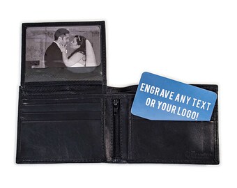 Groomsmen Wallet Gift, Personalized Wallet- Mens Wallet, Groomsmen Gift, Engraved Leather Wallet, Wallet for Him Gift, Leather Wallet