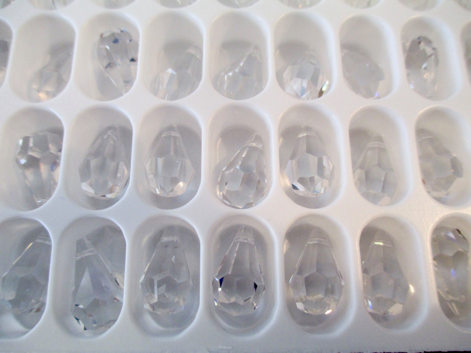 5 20mm Crystal Prism Drop Asfour Full Lead Crystal 20mm Pendant