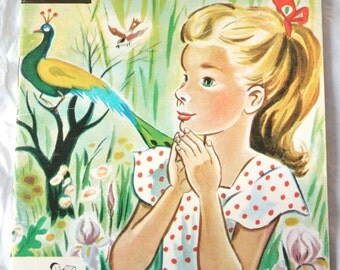 Alice au pays des animaux Chidren's Book - Illustations By Simone DELEUIL - Adapted by Eric Vaujean - 1954 -Edition BIAS Paris-Collectibles
