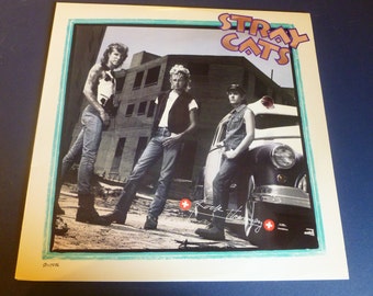 Stray Cats Rock Therapy Vinyl Record ST-17226 EMI America Records 1986