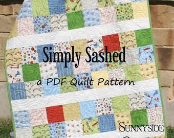 Layer Cake Quilt Pattern PDF File Stepping by SunnysideFabrics