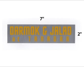Darmok and Jalad sticker - Star Trek TNG decal geek gift