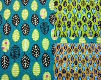 Tree, fat quarter, pure cotton fabric