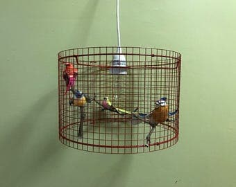 Birdcage Chandelier Pendant Light Lampshade Lamp Lampada - Made in US