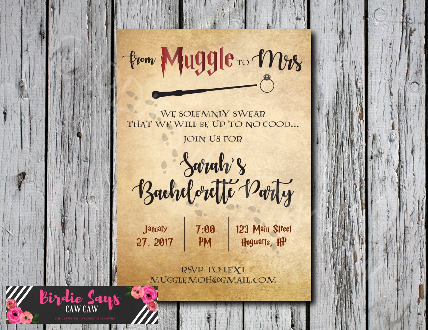 Harry Potter Party Invitations 9