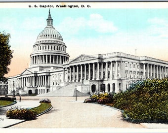 Washington D.C., U.S. Capitol - Vintage Postcard - Postcard - Unused (O)