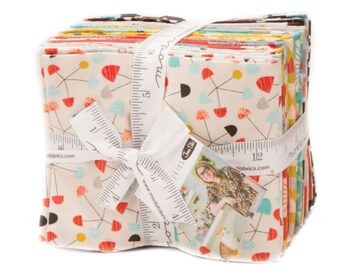 Ninja Cookies cotton fat quarters by Jenn Ski for Moda fabric