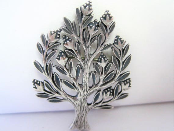 James Avery Tree Pin - 925 Sterling - Tree of Life - Retired Brooch - Arbor Day Pin