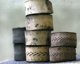 READY TO SHIP Day Dream Collection Leather Rings, Size 8 to 9 1/2 Womens Boho Ring, Leather Band, Leather Ring, Womens leather ring