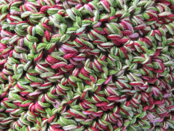 Klobige weiche rote und grüne decke afghanischen 54 x 42