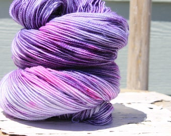 Moondust - merino, nylon, stelina, superwash yarn, indie dyed yarn, hand dyed, knitting, yarn with sparkle