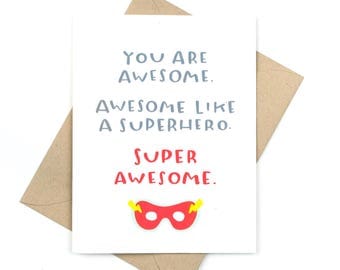 super awesome card - congratulations card - just because card