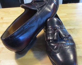 Mens Size 12 Aristocraft Brown Leather Loafers