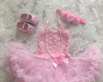 Tutu dress. Baby girl 1st birthday outfit. First birthday. Baby tutu. Pink birthday outfit. 2nd birthday outfit, Toddler tutu dress