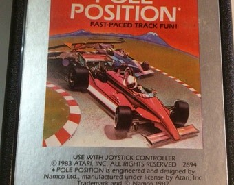 Pole position atari 2600 game cartridge from 1982