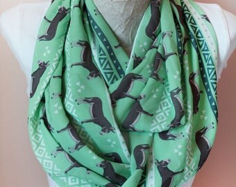 Donkey Scarf Animal Infinity Scarf Christmas Gifts For Her For Girls For Women Spring Autumn Fall Winter Scarf Women Fashion Accessories