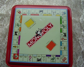 Vintage MONOPOLY Collectible Tin/1997