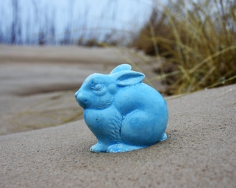 In Love with Hares / Stoneware Bunny / Rabbit / Vintage Bunny