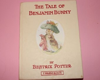 Beatrix Potter Collectible The Tale of Benjamin Bunny c. 1950's