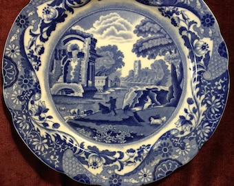 French Country Toile Spode Copeland Italian plate