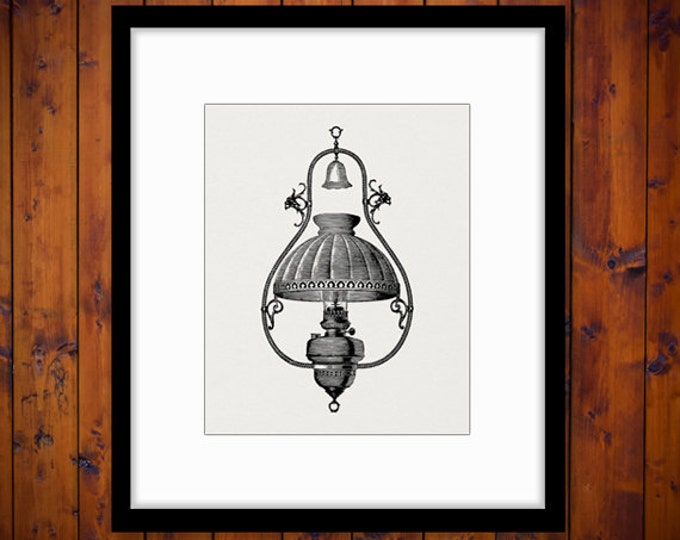 Lamp Printable Image Graphic Digital Illustration Download Vintage Clip Art Jpg Png Eps HQ 300dpi No.1879