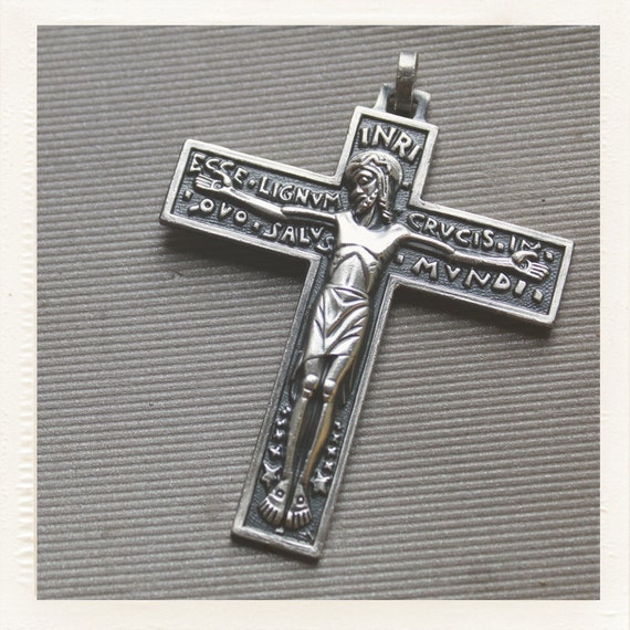 Antique French Religious Pectoral Cross By Fernand Py