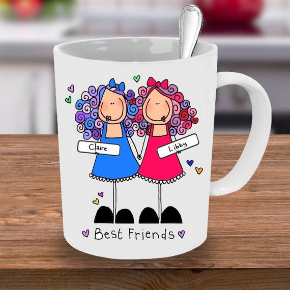 Best Friends Mug Friends Mug Personalised Mug Custom mug