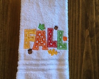 fall hand towel – Etsy
