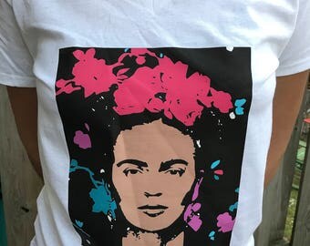 Frida Kahlo, Frida Kahlo Shirt, Women Shirt, 100% Cottton, Gift for Frida Kahlo Fan, Artist Gift, Feminist Shirt, Graphic Tee, Wholesale