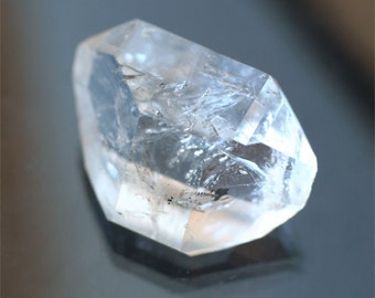 large herkimer diamond crystal 16 carat double terminated clear quartz crystal point mineral specimen meditation palm stone wirewrap supply