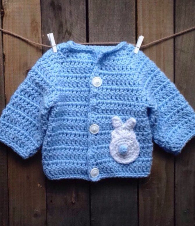 Crochet Sweater baby boy sweater Spring Sweater Easter