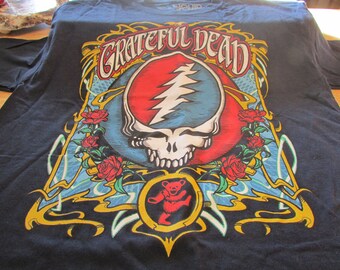 Steal Your Face T-Shirts/ Dancing Bears/ Roses/ Grateful Dead T-Shirts/ Blue Shirts/ Stealie Face/ Grateful Dead Shirts