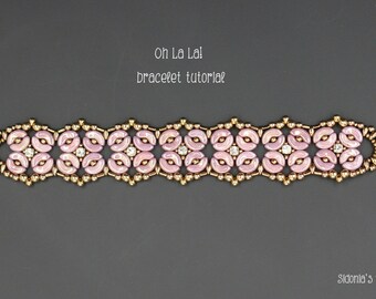 Arcos Beads Bracelet Tutorial - Oh La La! Bracelet - Beading Pattern - PDF Pattern - Digital Download